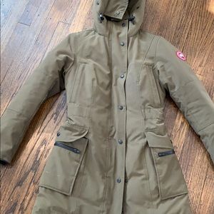 Green Canada goose jacket- worn one season